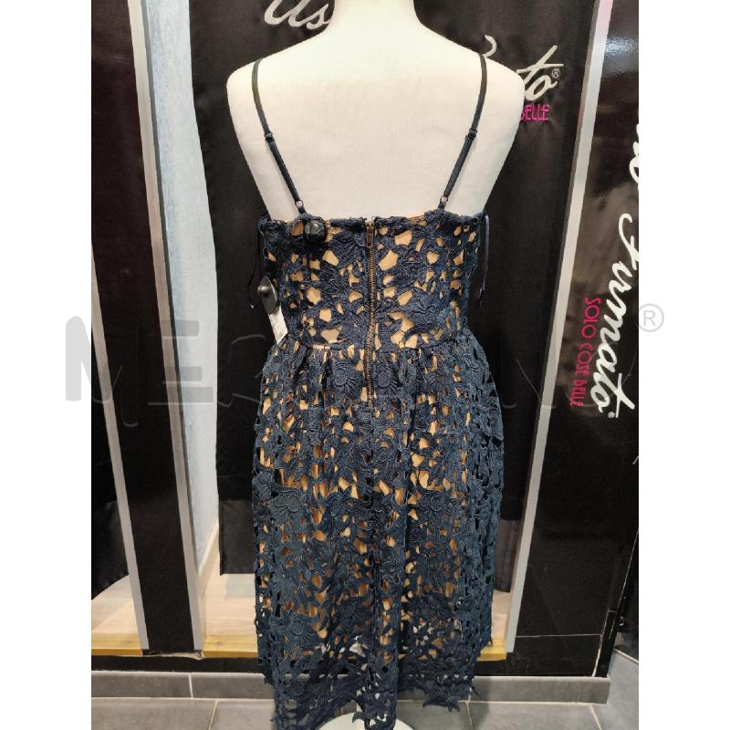 VESTITO  VERO MODA MACRAME FIORI BLU FOD NUDE | Mercatino dell'Usato Roma talenti 4
