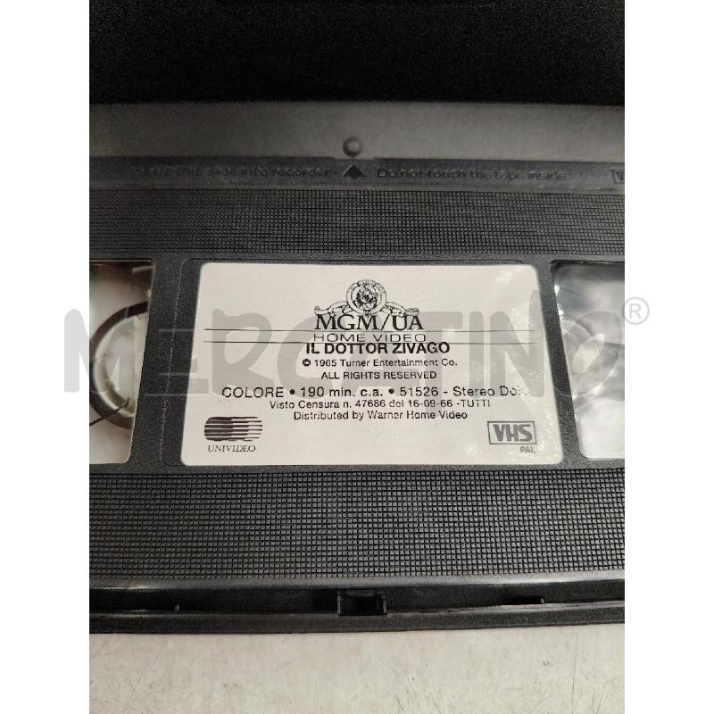 VHS DOTTOR ZIVAGO MDM UA HOME VIDEO | Mercatino dell'Usato Roma talenti 4