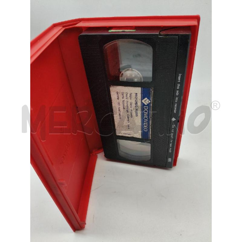 VHS PROFONDO ROSSO | Mercatino dell'Usato Roma talenti 2