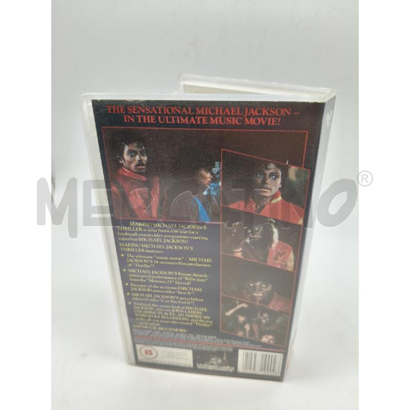 VHS THRILLER MICHAEL JACKSON | Mercatino dell'Usato Roma talenti 3