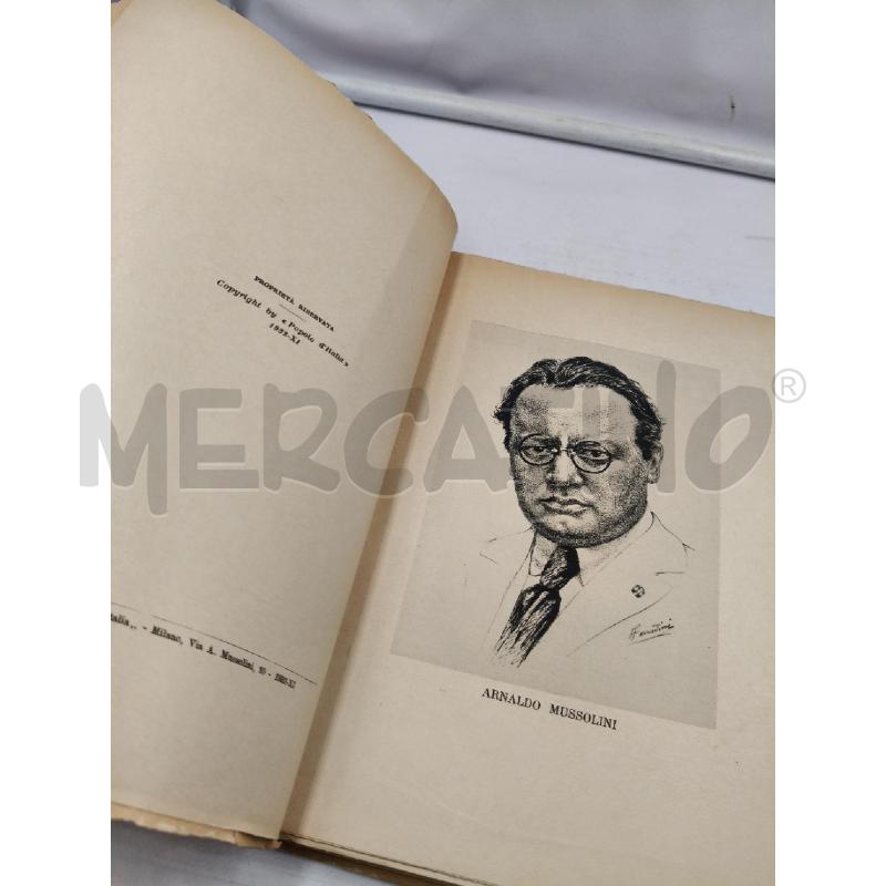 VITA DI ARNALDO BENITO MUSSOLINI 1932 | Mercatino dell'Usato Roma talenti 3
