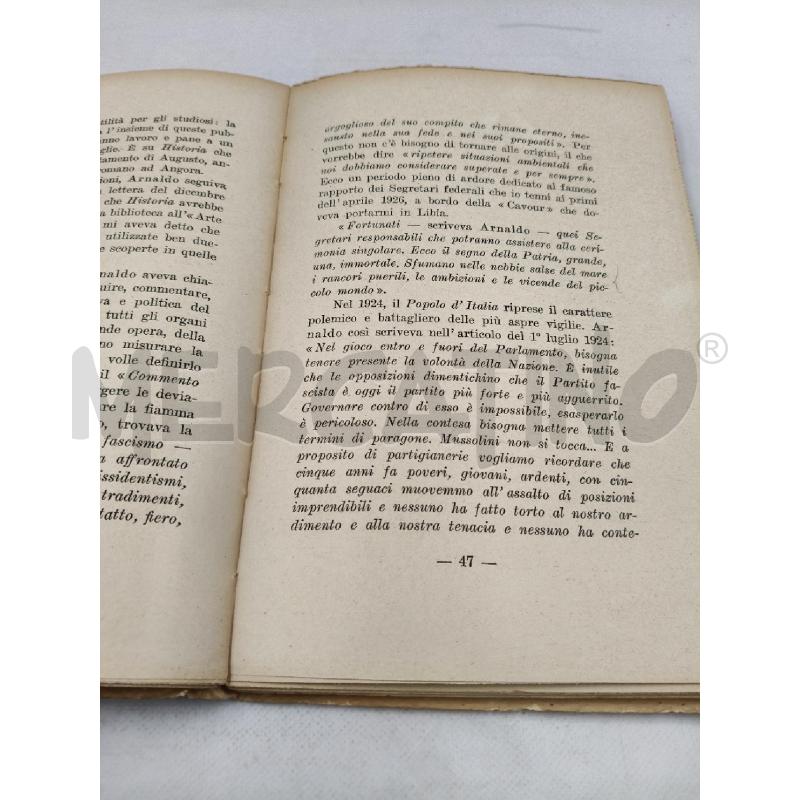 VITA DI ARNALDO BENITO MUSSOLINI 1932 | Mercatino dell'Usato Roma talenti 4