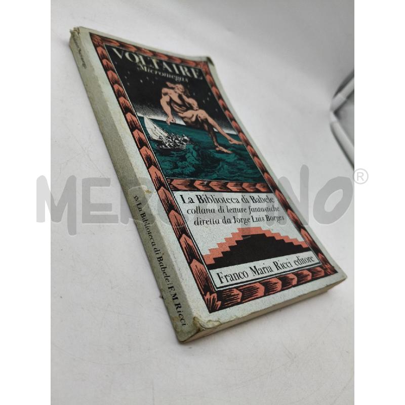 VOLTAIRE MICROMEGAS LA BIBLIOTECA DI BABELE | Mercatino dell'Usato Roma talenti 3