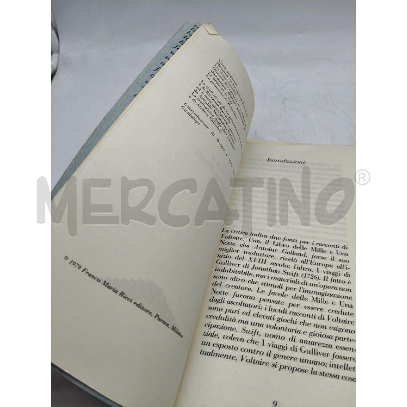 VOLTAIRE MICROMEGAS LA BIBLIOTECA DI BABELE | Mercatino dell'Usato Roma talenti 4