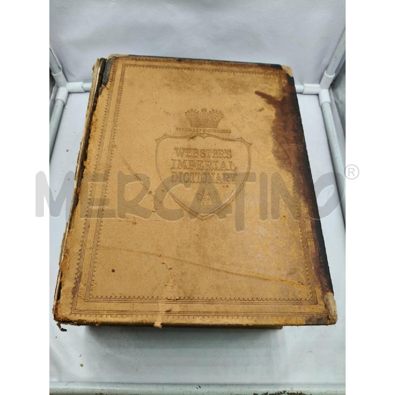 WEBSTER'S IMPERIAL DICTIONARY 1908-9 | Mercatino dell'Usato Roma talenti 1