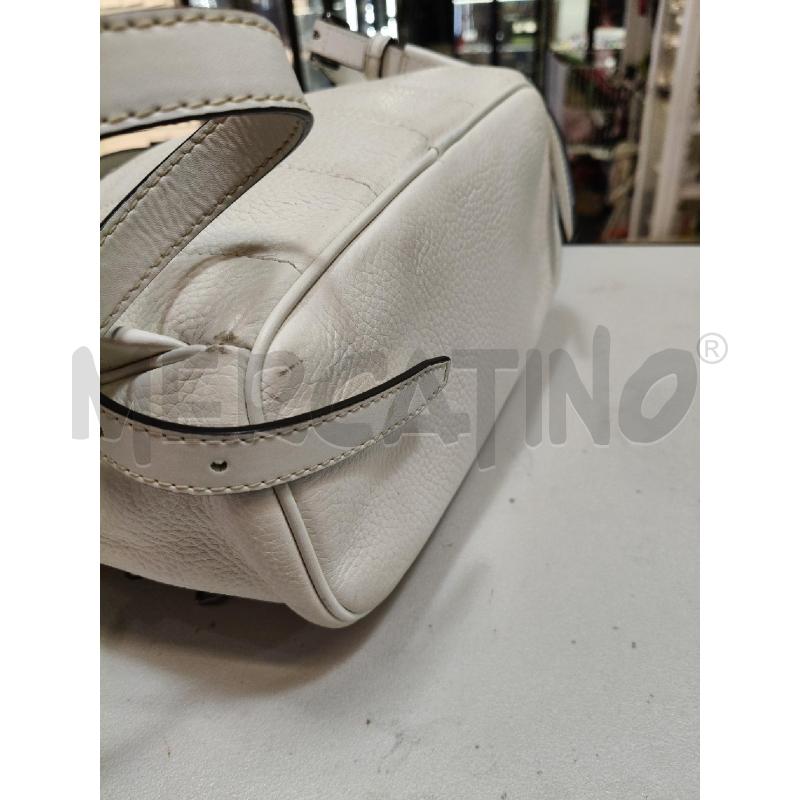 ZAINETTO MICHAEL KORS PELLE BIANCO MART STONDATO  | Mercatino dell'Usato Roma talenti 5