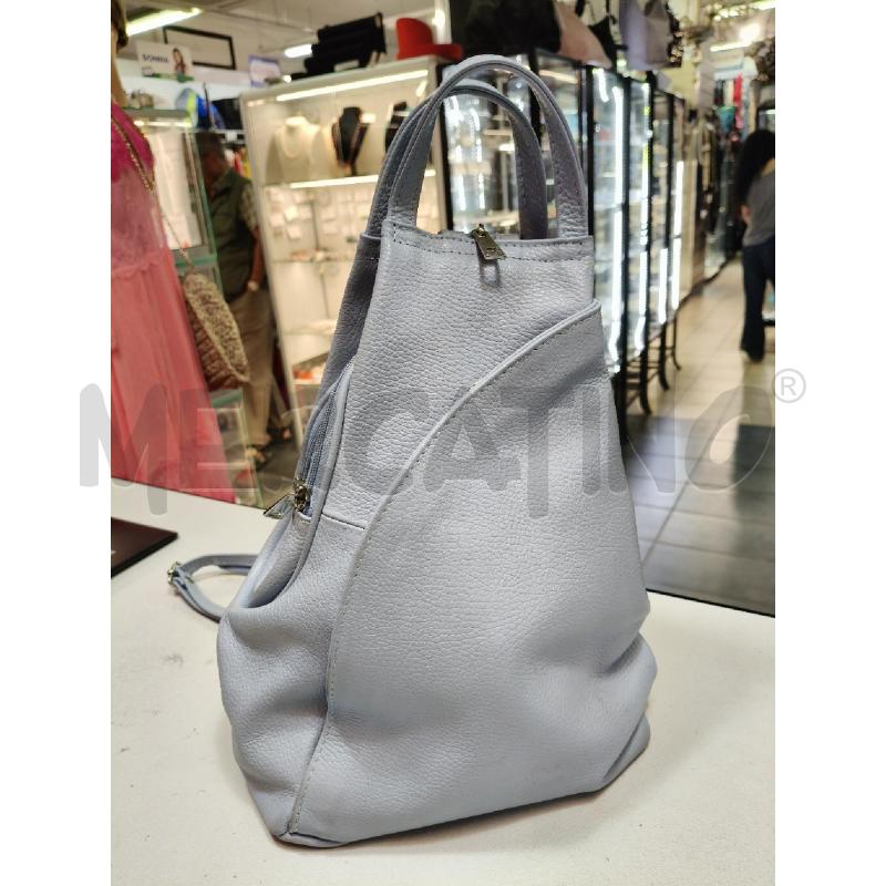 ZAINO D PELLE CEL TRAPEZIOCON MANICI  | Mercatino dell'Usato Roma talenti 1
