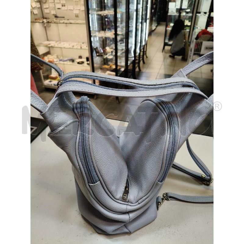 ZAINO D PELLE CEL TRAPEZIOCON MANICI  | Mercatino dell'Usato Roma talenti 2