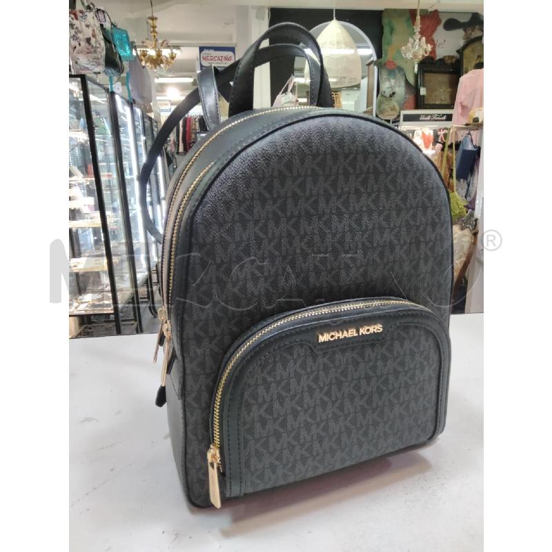 ZAINO MICHAEL KORS NERO GRIGIO MONOGRAM ZIP DOR | Mercatino dell'Usato Roma talenti 1