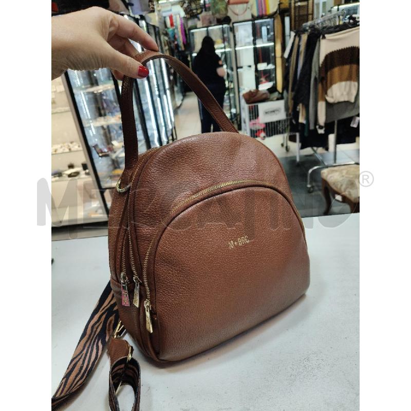 ZAINO PELLE M BRC COGNAC MULTISCOMP ZIP DOR  | Mercatino dell'Usato Roma talenti 1