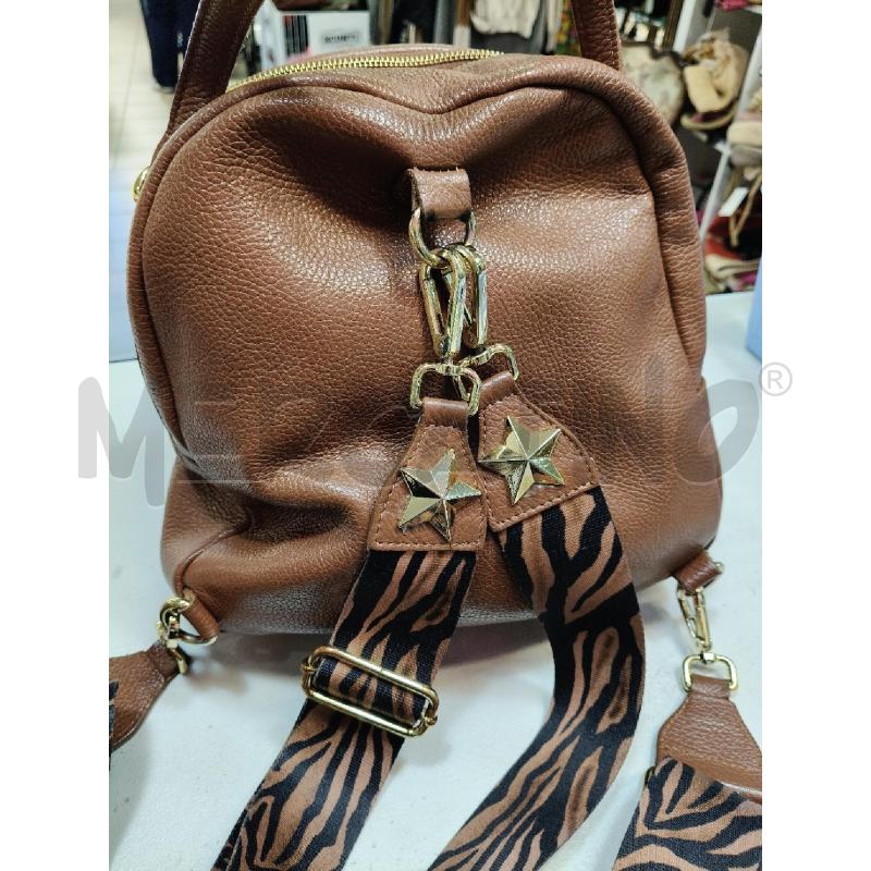 ZAINO PELLE M BRC COGNAC MULTISCOMP ZIP DOR  | Mercatino dell'Usato Roma talenti 2