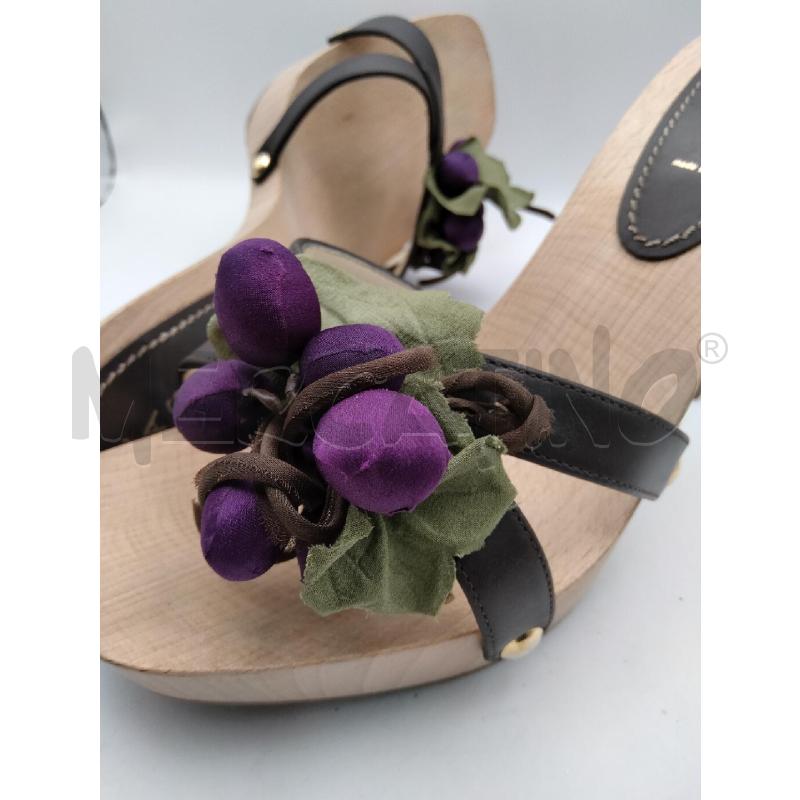 ZOCCOLI LEGNO CASADEI LISTINI BOCCIOLI SATIN VIOLA | Mercatino dell'Usato Roma talenti 2