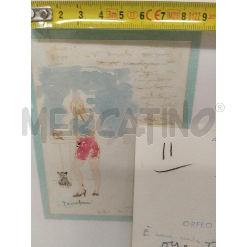 ACQUARELLO TAMBURI DONNA APPUNTI DI VIAGGIO C/AVANA | Mercatino dell'Usato Roma zona marconi 5