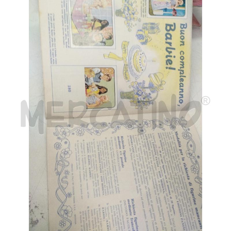ALBUM FIGURINE PANINI BARBIE 1984 SENZA 46 FIG | Mercatino dell'Usato Roma zona marconi 5