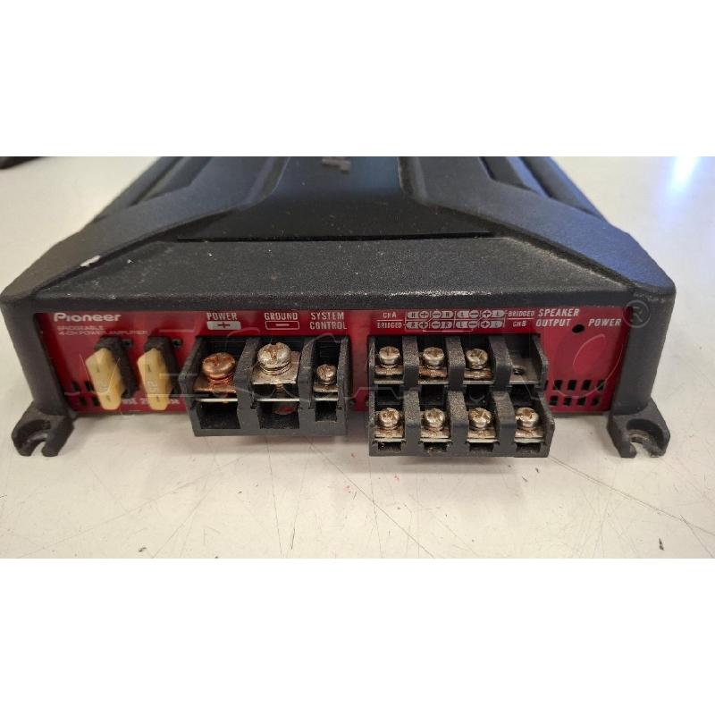 AMPLIFICATORE AUTO PIONEER GM-A6604 + CAVI  | Mercatino dell'Usato Roma zona marconi 2