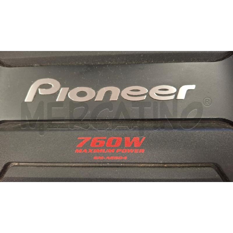 AMPLIFICATORE AUTO PIONEER GM-A6604 + CAVI  | Mercatino dell'Usato Roma zona marconi 5