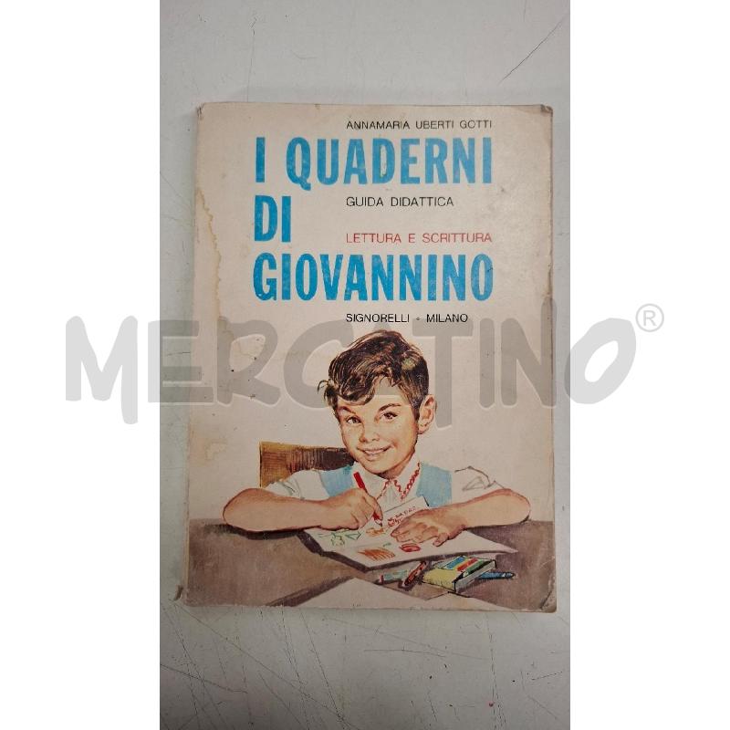 ANNAMARIA UBERTI GOTTI I QUADERMI DI GIOVANNINO 1976 | Mercatino dell'Usato Roma zona marconi 1