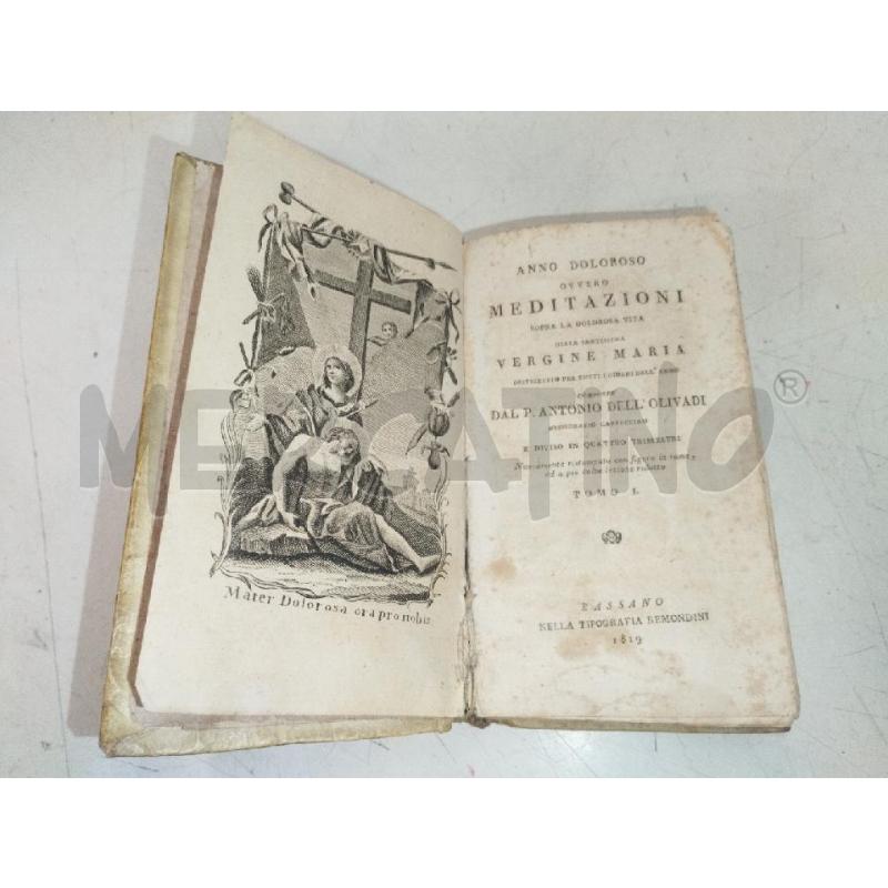 ANNO DOLOROSO OVVERO MEDITAZIONI | Mercatino dell'Usato Roma zona marconi 1