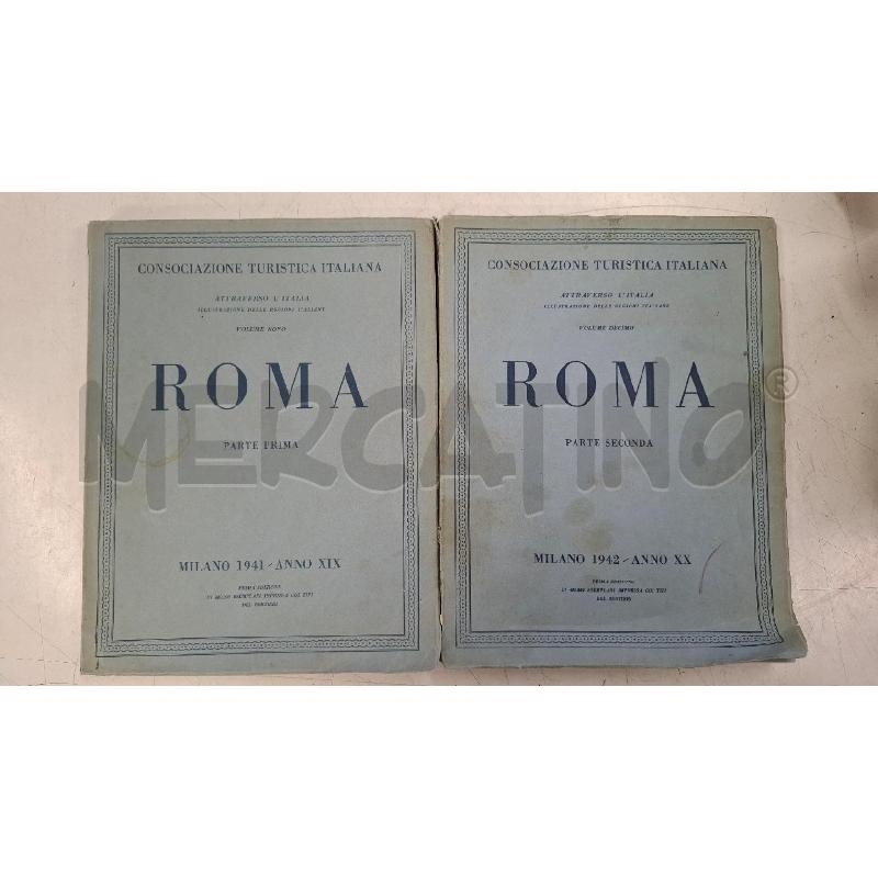 ATTRAVERSO L'ITALIA ROMA 2 VOL CONSOCIAZIONE TURISTICA ITALIANA | Mercatino dell'Usato Roma zona marconi 1