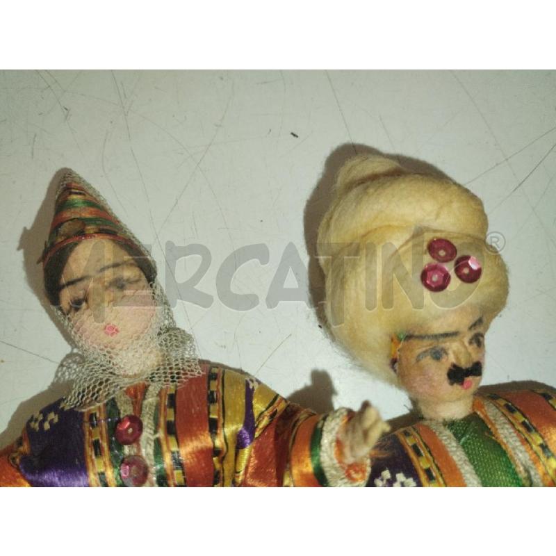 BAMBOLINE TURCHE VINTAGE CM 16 | Mercatino dell'Usato Roma zona marconi 2