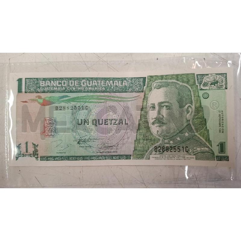BANCONOTA BANCA DE GUATEMALA 1 QUETZAL | Mercatino dell'Usato Roma zona marconi 1