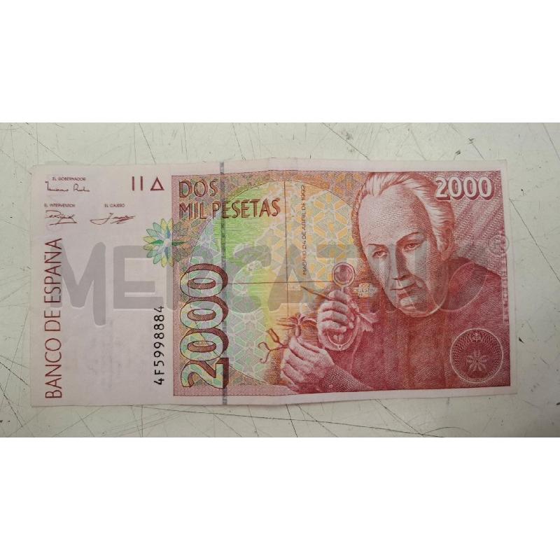 BANCONOTA BANCO DE SPAGNA 2000 PESETAS | Mercatino dell'Usato Roma zona marconi 1