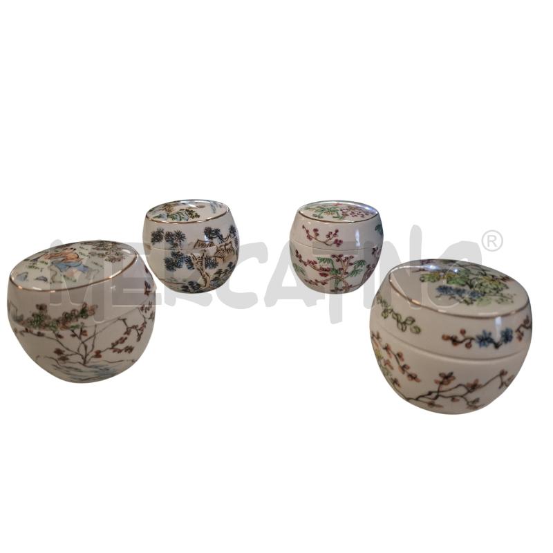 BARATTOLINI PZ. 4 CHINA DIPINTI | Mercatino dell'Usato Roma zona marconi 1
