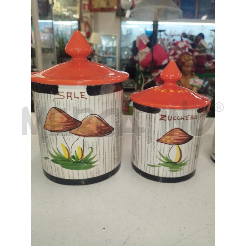 BARATTOLI PZ. 6 CUCINA ANNI 60  COP/ARANCIO | Mercatino dell'Usato Roma zona marconi 3