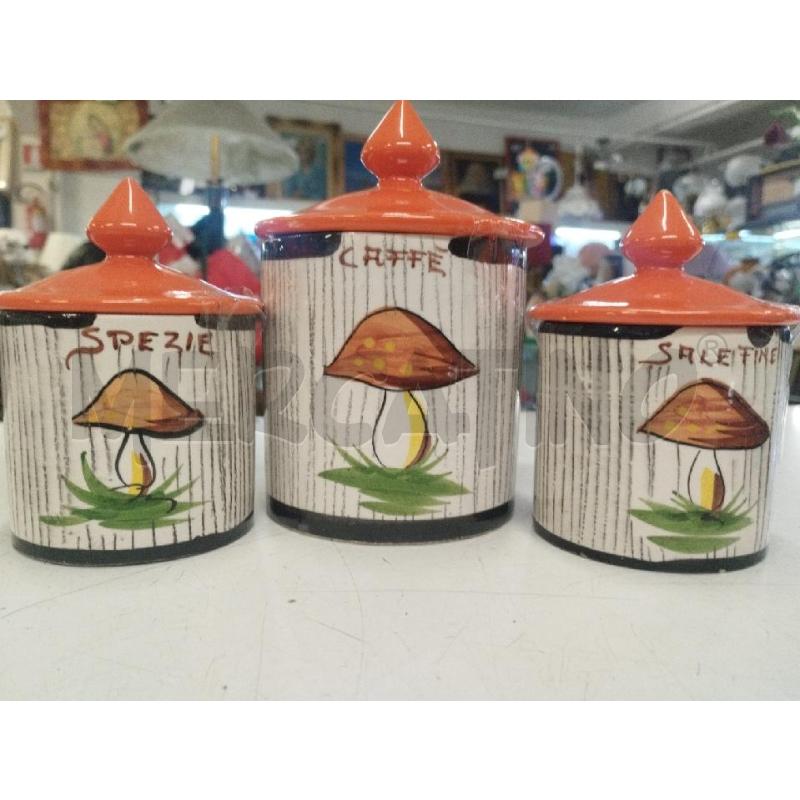 BARATTOLI PZ. 6 CUCINA ANNI 60  COP/ARANCIO | Mercatino dell'Usato Roma zona marconi 4