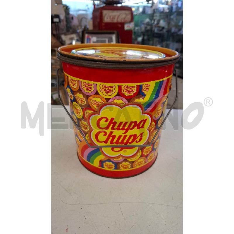 BARATTOLO/SECCHIELLO LATTA CHUPA CHUPS | Mercatino dell'Usato Roma zona marconi 1