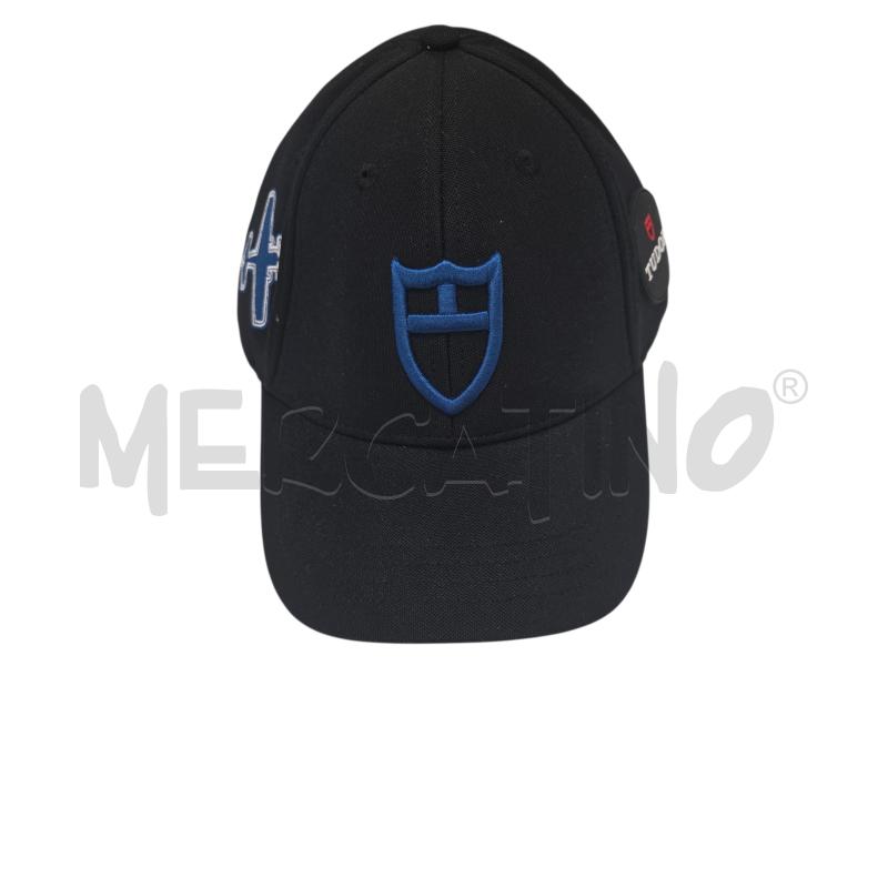 BERRETTO U TUDOR NERO LOGO BLU | Mercatino dell'Usato Roma zona marconi 1