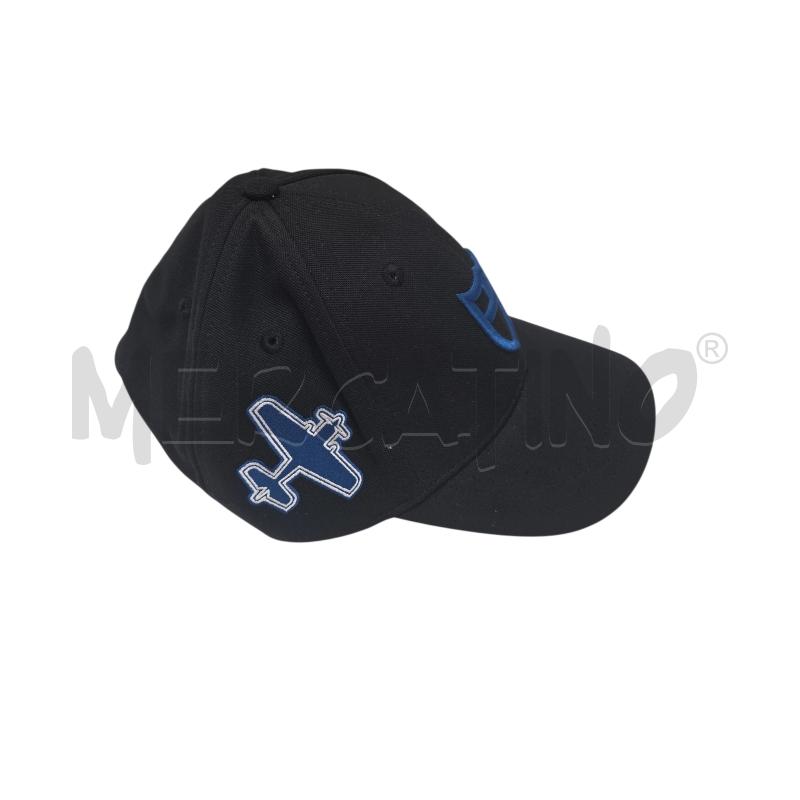 BERRETTO U TUDOR NERO LOGO BLU | Mercatino dell'Usato Roma zona marconi 3