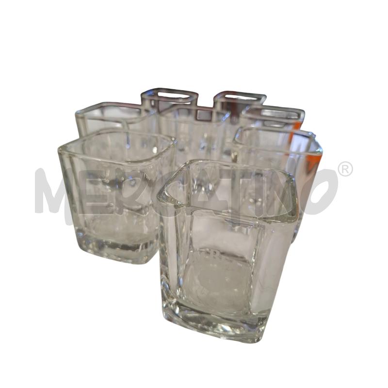 BICCHIERI PZ. 8 WHISKY JIM BEAM | Mercatino dell'Usato Roma zona marconi 1