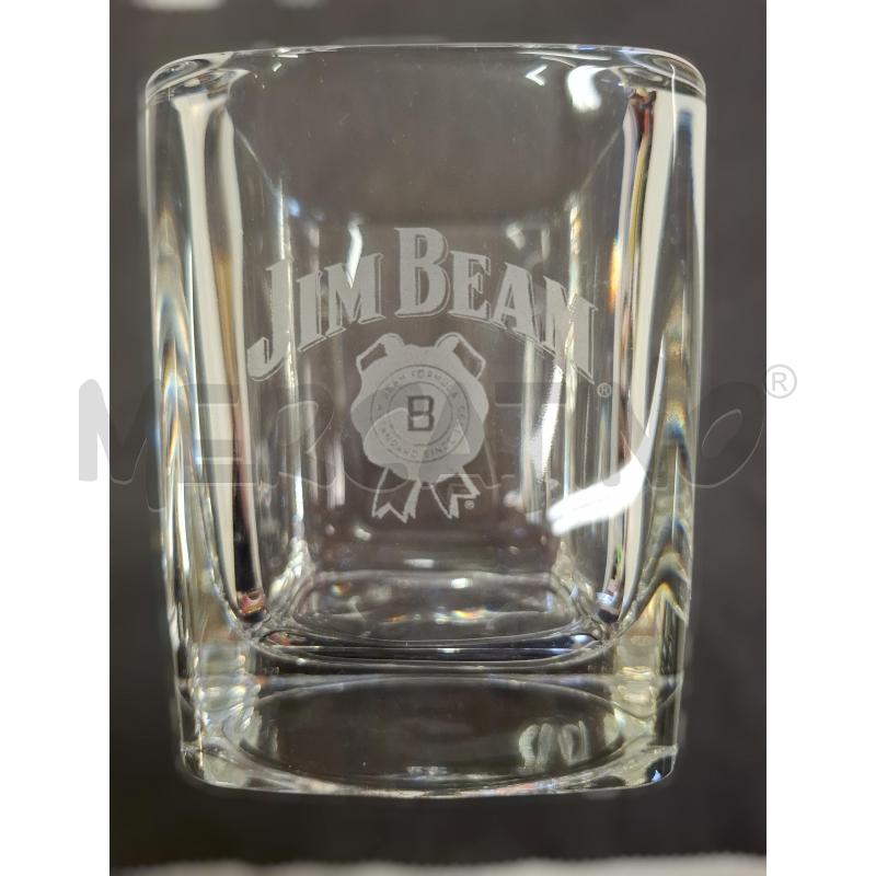 BICCHIERI PZ. 8 WHISKY JIM BEAM | Mercatino dell'Usato Roma zona marconi 2