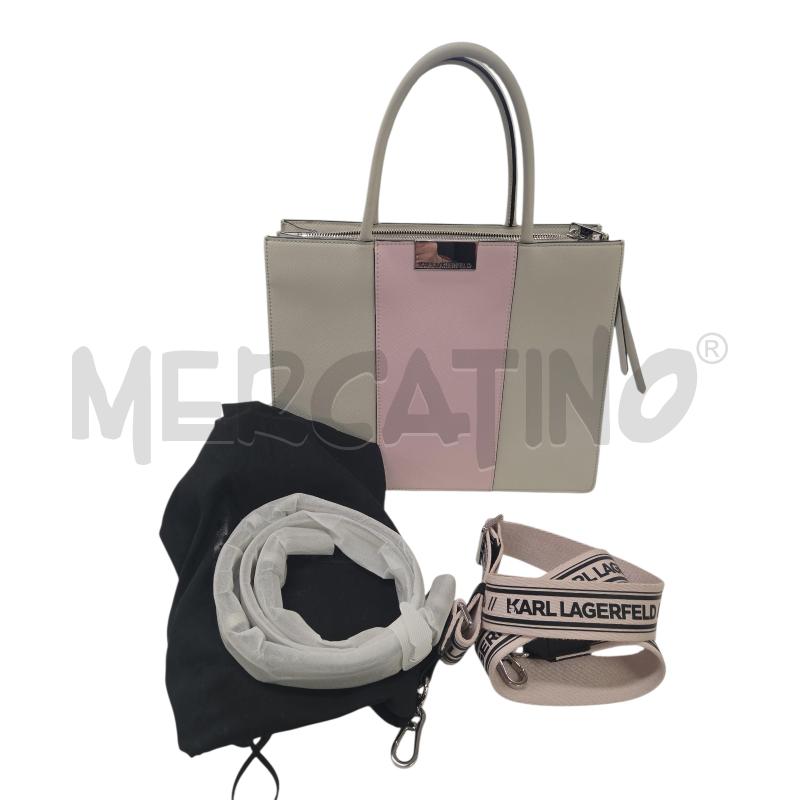 BORSA DONNA KARL LAGERFELD GHIACCIO | Mercatino dell'Usato Roma zona marconi 3