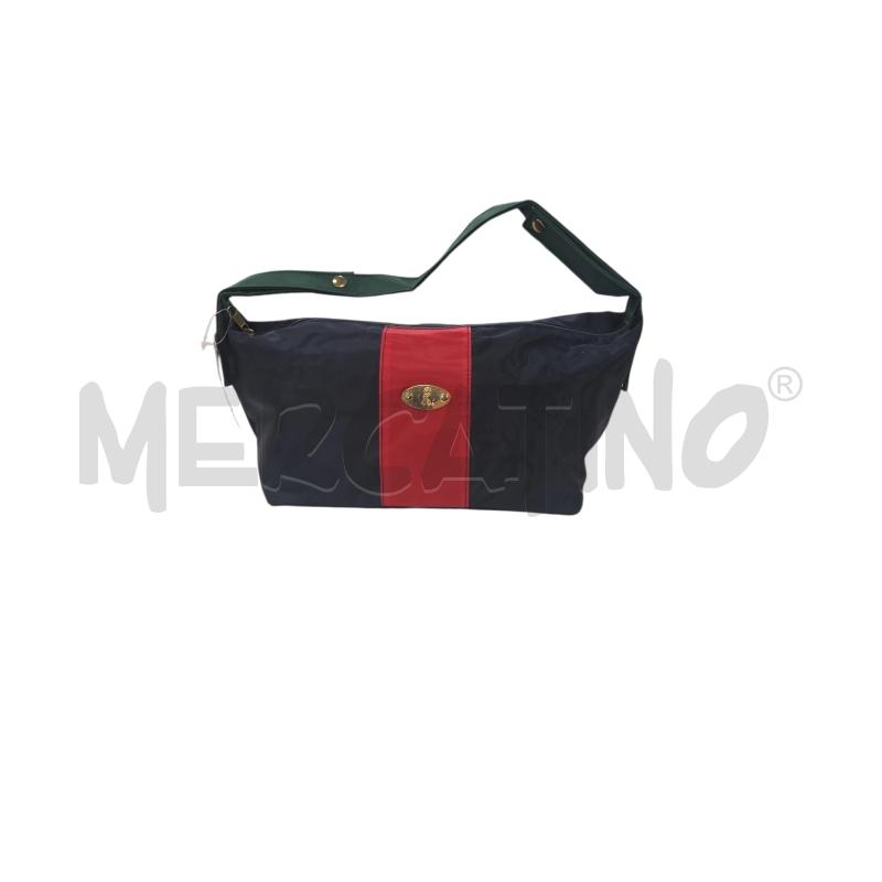 BORSA D ROBERTA DI CAMERINO BLU ROSSA | Mercatino dell'Usato Roma zona marconi 1