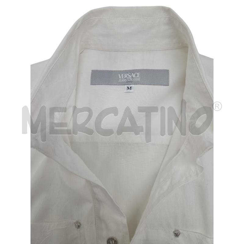 CAMICIA U VERSACE BIANCA  | Mercatino dell'Usato Roma zona marconi 2