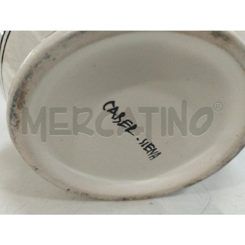 CARAFFA CABER SIENA BIANCA MARRONE E NERO | Mercatino dell'Usato Roma zona marconi 4