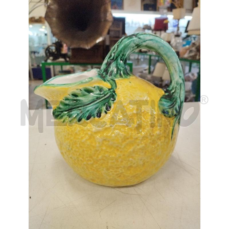 CARAFFA LIMONE CERAMICA | Mercatino dell'Usato Roma zona marconi 1