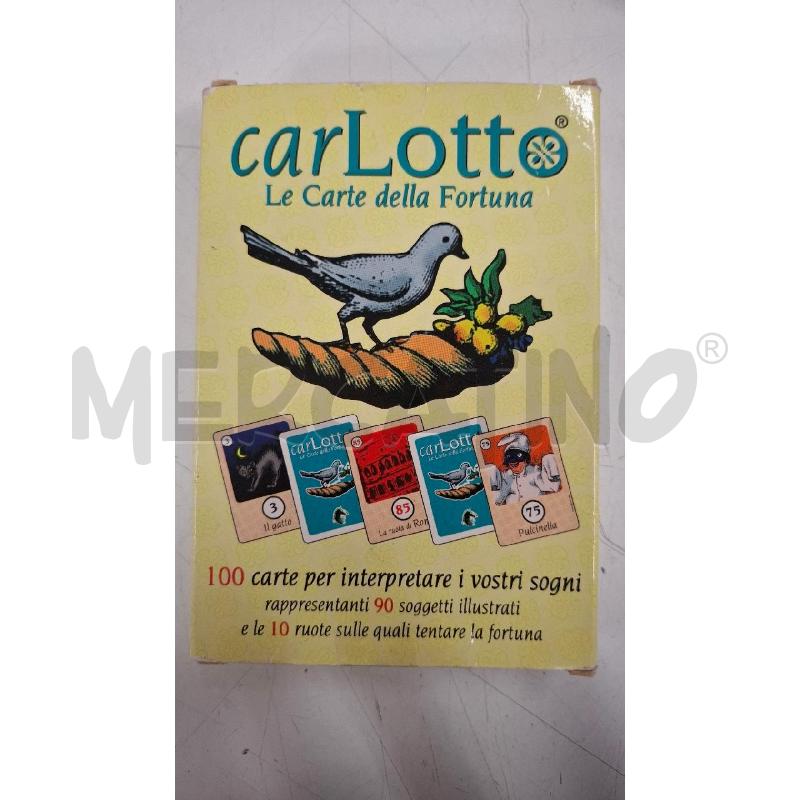 CARTE DA GIOCO CARLOTTO DELLA FORTUNA 1998 | Mercatino dell'Usato Roma zona marconi 1