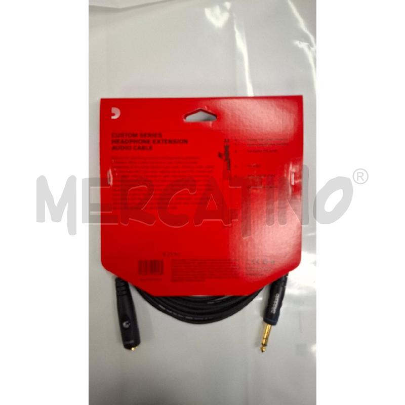 CAVO DI PROLUNGA PER CUFFIE 20 FTD'ADDARIO  | Mercatino dell'Usato Roma zona marconi 2