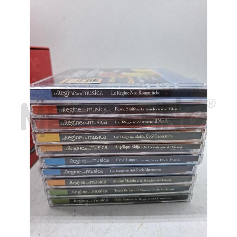 CD COFANETTO 10 CD LE REGINE DELLA MUSICA  | Mercatino dell'Usato Roma zona marconi 2