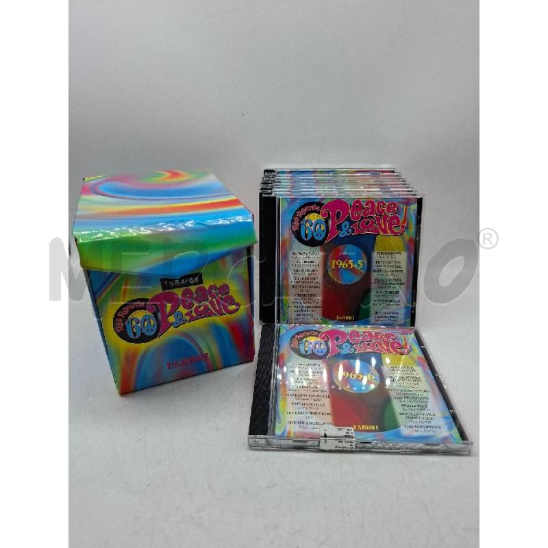 CD COFANETTO 10 CD PEACE & LOVE | Mercatino dell'Usato Roma zona marconi 1