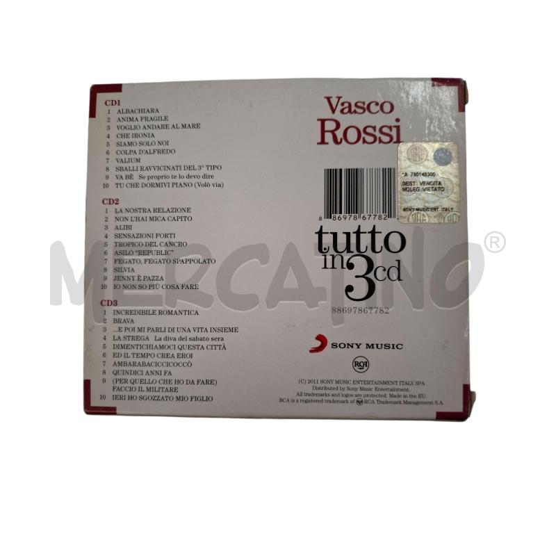 CD COFANETTO VASCO ROSSI TUTTO IN 3 CD | Mercatino dell'Usato Roma zona marconi 2