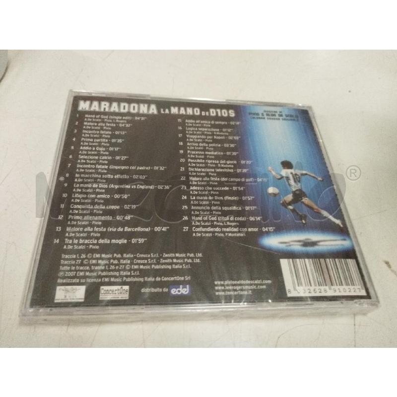 CD COLONNA SONORA MARADONA LA MANO DE DIOS | Mercatino dell'Usato Roma zona marconi 2