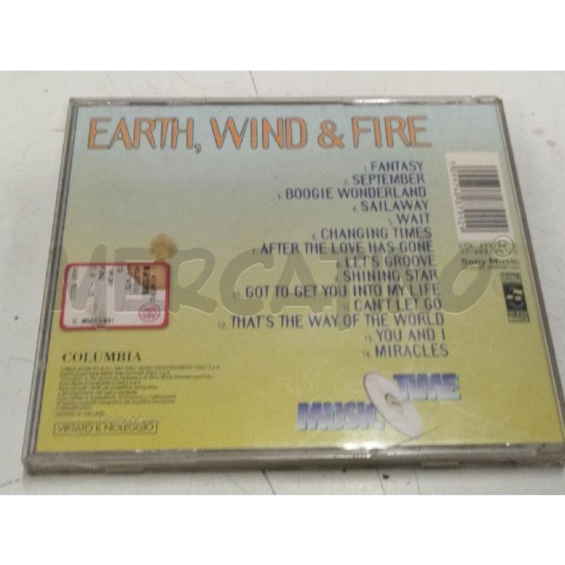 CD EARTH WIND E FIRE EDIZ.MUSIC TIME COLUMBIA | Mercatino dell'Usato Roma zona marconi 2