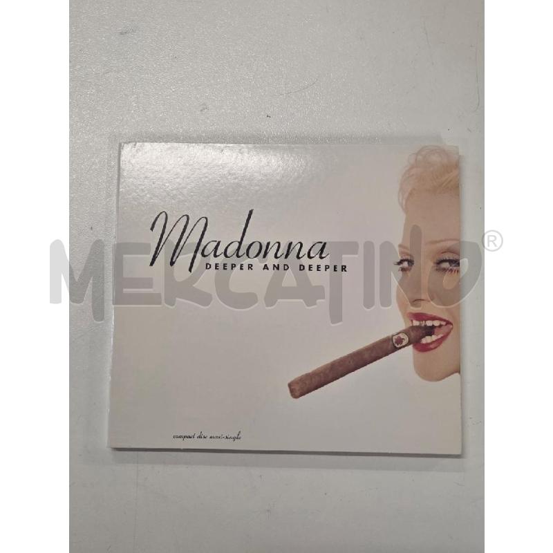 CD MADONNA DEEPER AND DEEPER | Mercatino dell'Usato Roma zona marconi 1