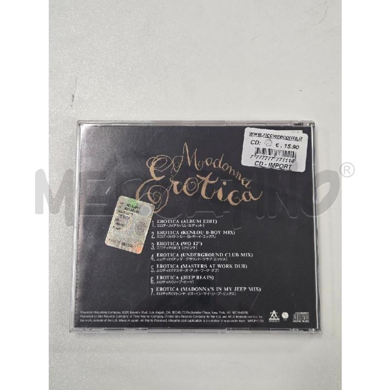 CD MADONNA EROTICA 1992 | Mercatino dell'Usato Roma zona marconi 2