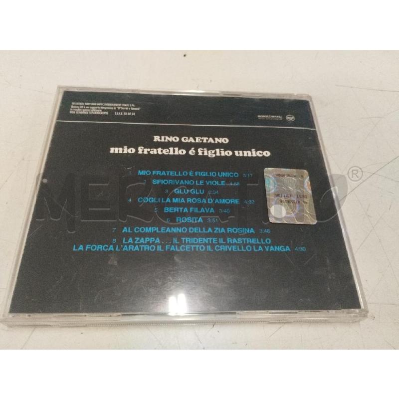CD RINO GAETANO MIO FRATELLO È FIGLIO UNICO | Mercatino dell'Usato Roma zona marconi 2