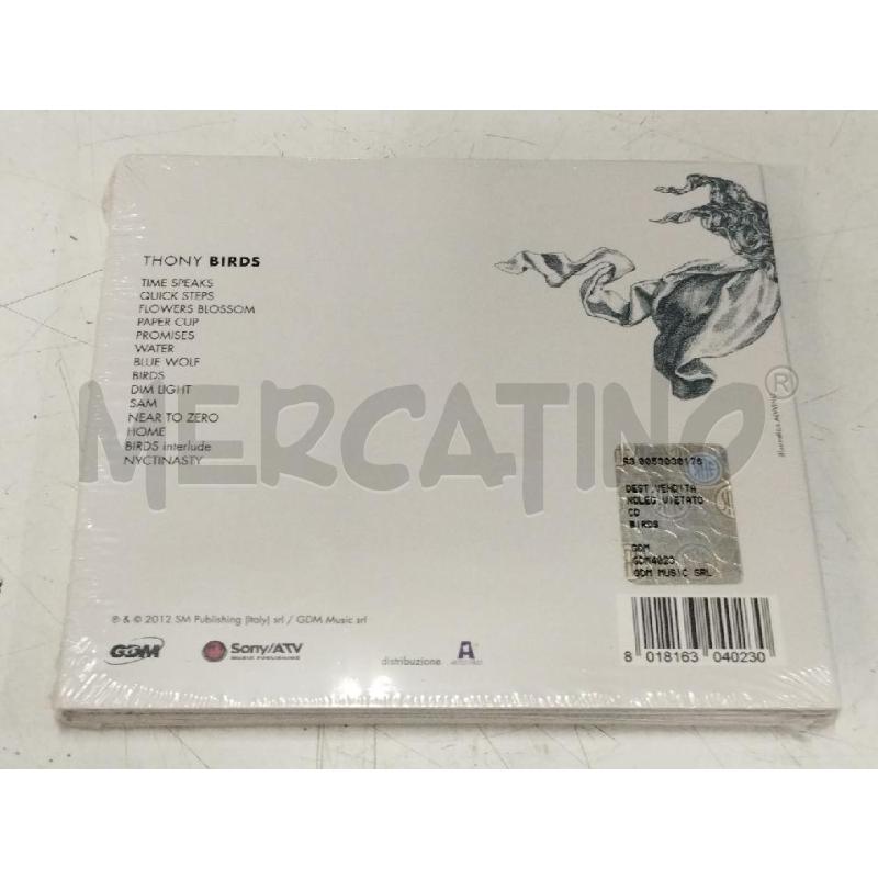 CD THONY BIRDS SIGILLATO  | Mercatino dell'Usato Roma zona marconi 2